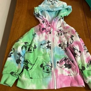 Disney junior Minnie Mouse hoodie with zipper